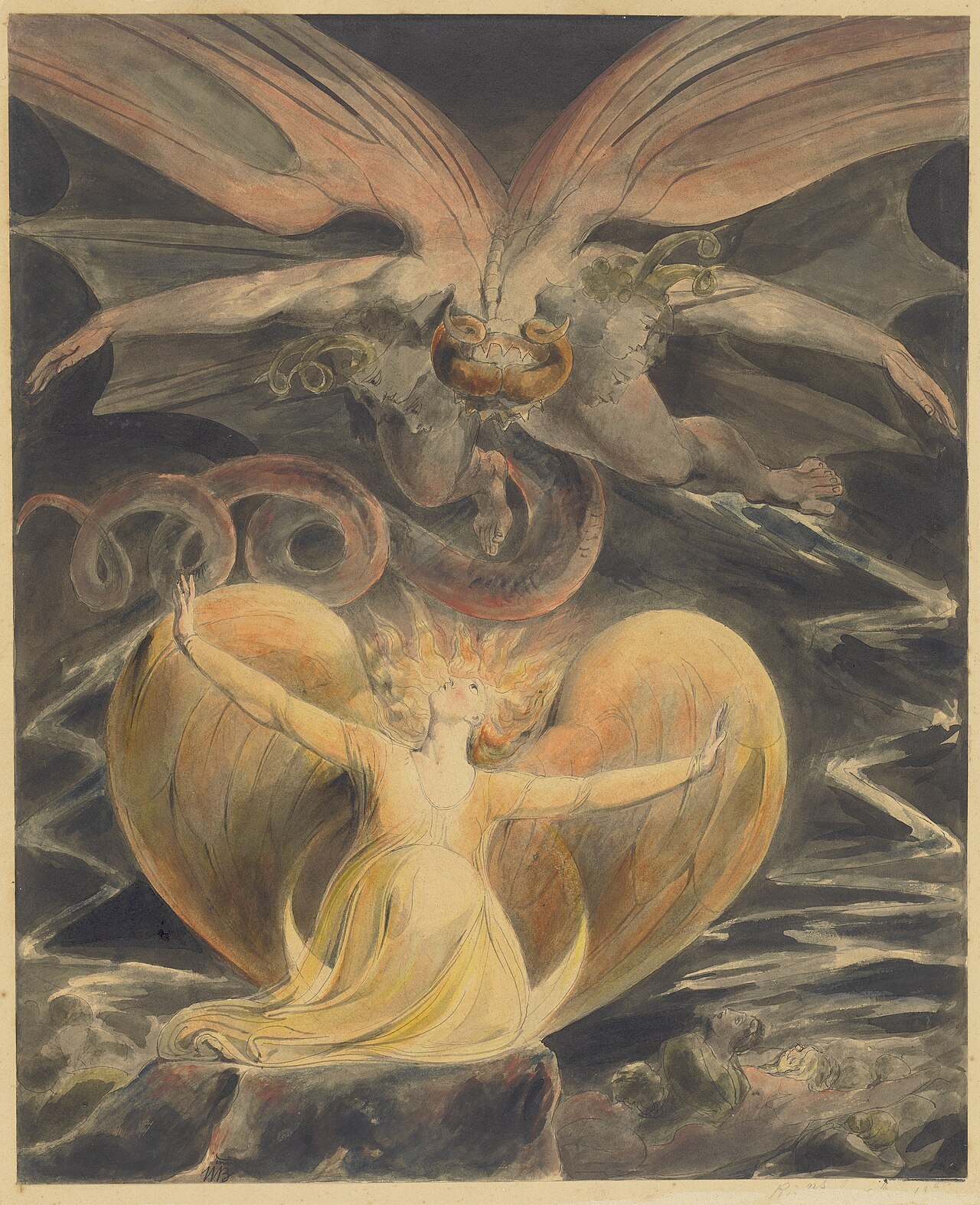 William Blake's Great Red Dragon and the Woman Clothed with the Sun